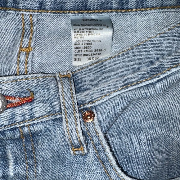 Men’s CINCH jeans size 36x32 - Picture 5 of 5